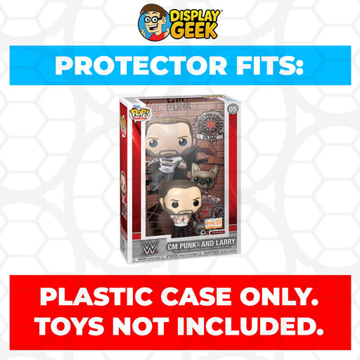 Pop Protector for Funko Pop WWE Covers CM Punk and Larry #05 Box - for just $14.99! 