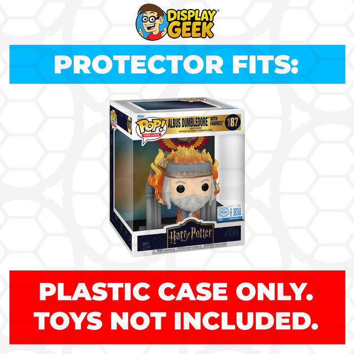 Pop Protector for Funko Pop Deluxe Albus Dumbledore with Fawkes #187 - for just $13.99! 