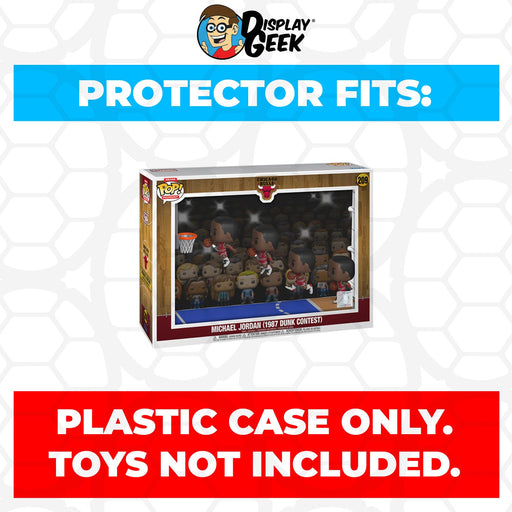 Pop Protector for Michael Jordan 1987 Dunk Contest #209 Funko Pop Moment Deluxe - for just $19.99! 