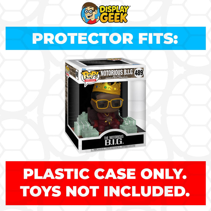Pop Protector for Funko Pop Deluxe Notorious BIG on Throne #489 Box - for just $13.99! 
