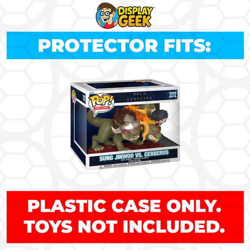 Pop Protector for Funko Pop Deluxe Solo Leveling - Sung Jinwoo vs Cerberus #2272 - for just $13.99! 