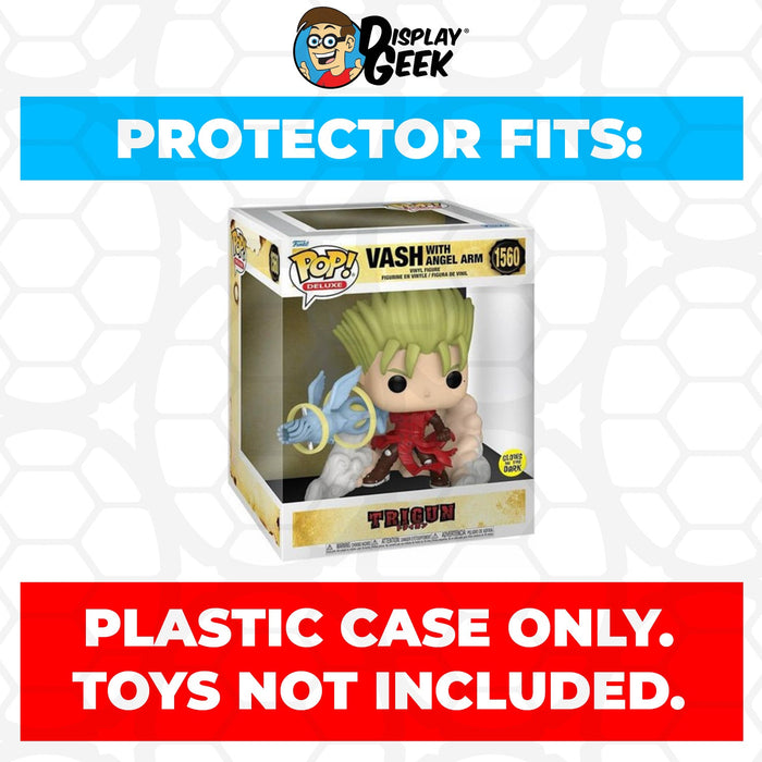 Pop Protector for Funko Pop Deluxe Trigun Vash with Angel Arm #1560 - for just $13.99! 