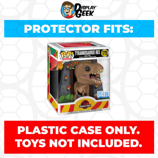 Pop Protector for Funko Pop Deluxe Jurassic Park - Tyrannosaurus Rex #1775 - for just $13.99! 