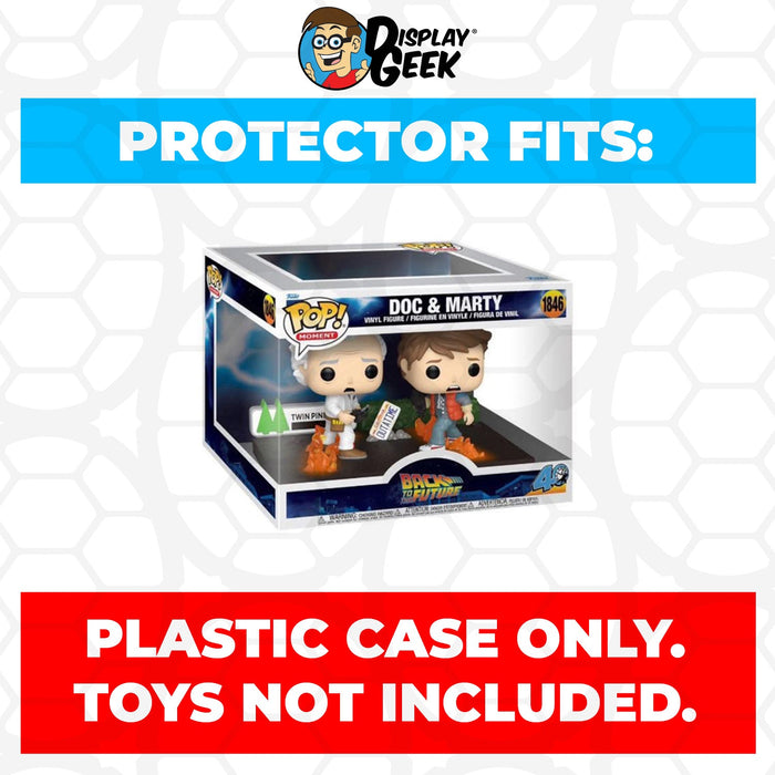 Pop Protector for Doc with Time Machine #133 Funko Pop Rides - for just $14.99! 