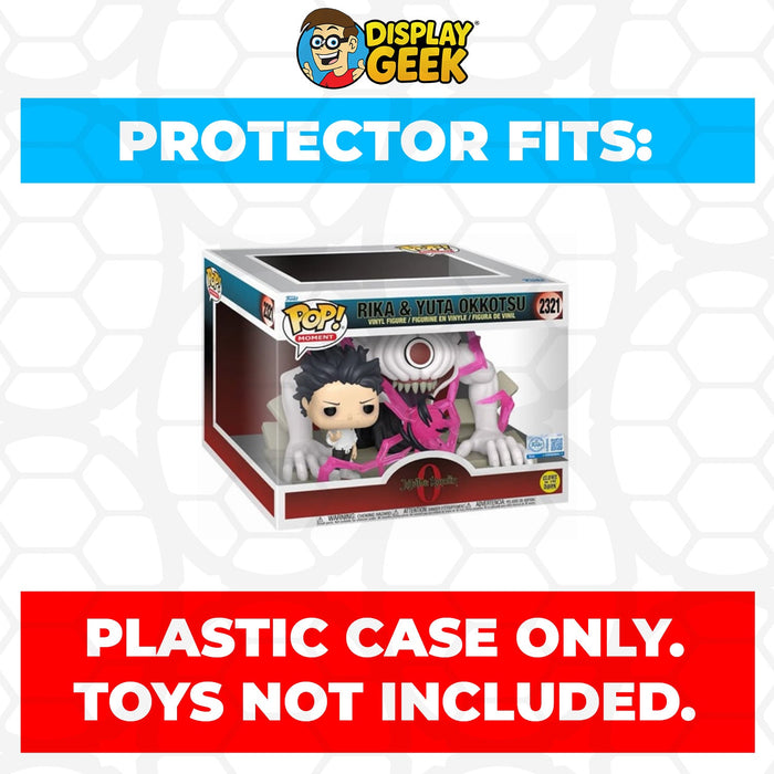 Pop Protector for Funko Pop Moment Rika & Yuta Okkotsu GITD #2321 - for just $14.99! 