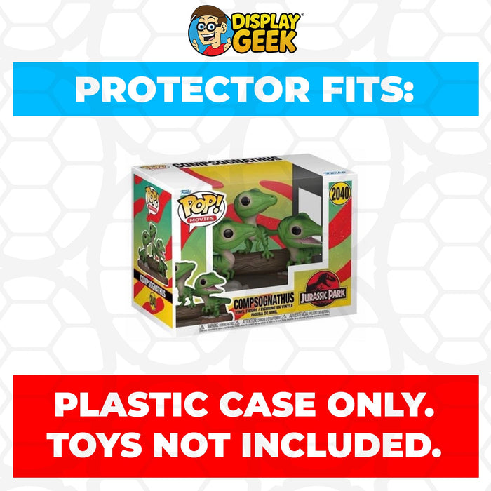 Pop Protector for Funko Pop Premium Compsognathus #2040 Box - for just $13.99! 