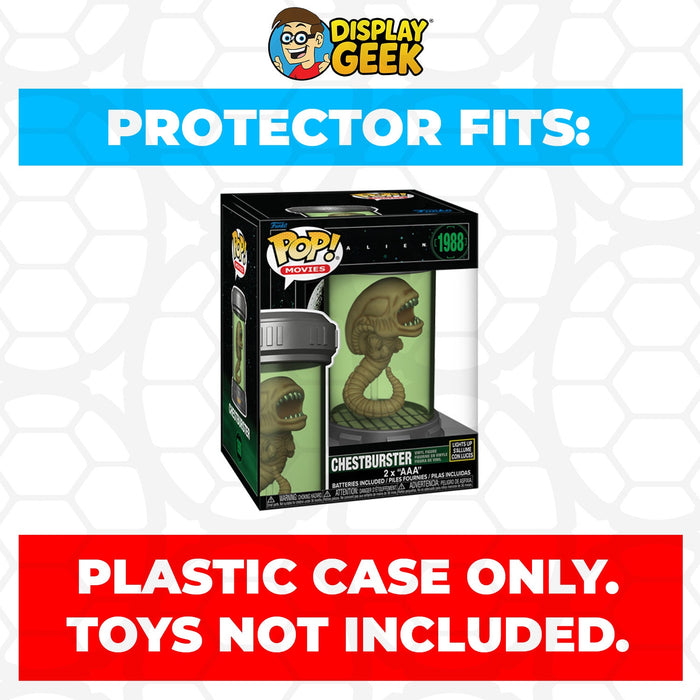 Pop Protector for Funko Pop Premium Alien Chestburster Light Up #1988 Box - for just $13.99! 