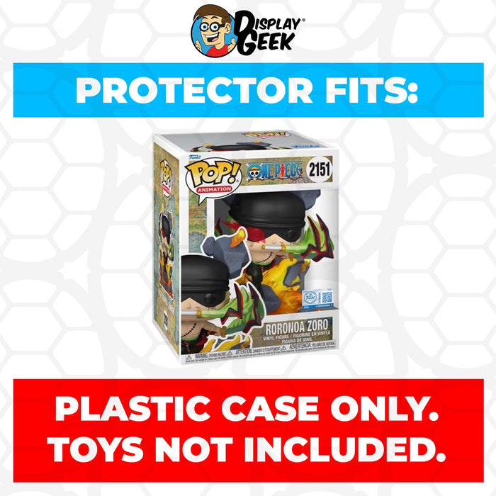 Pop Protector for Funko Pop Premium Roronoa Zoro King of Hell #2151 - for just $13.99! 