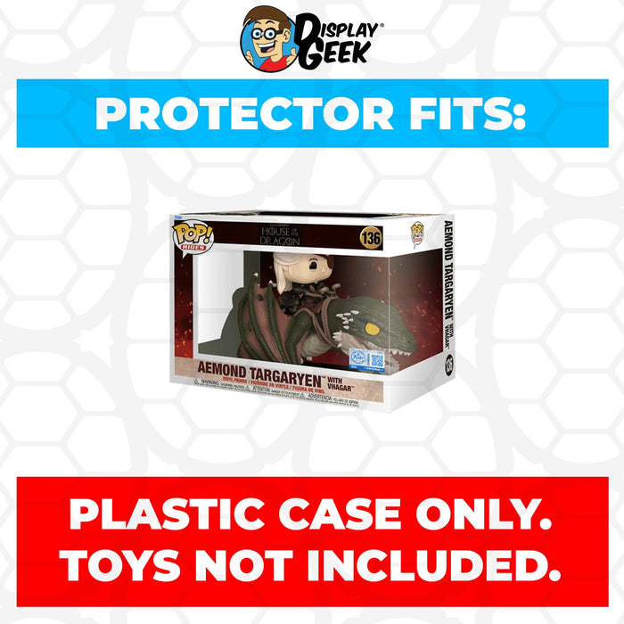 Pop Protector for Aemond Targaryen With Vhagar #136 Funko Pop Rides - for just $14.99! 