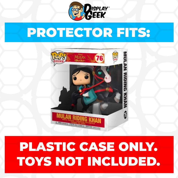 Pop Protector for Funko Pop Rides Mulan Riding Khan #76 - for just $13.99! 