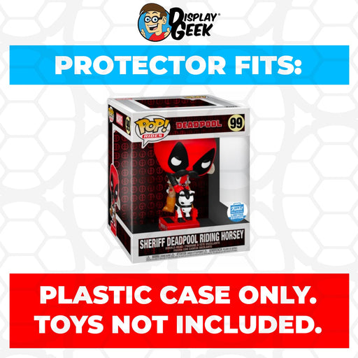 Pop Protector for Funko Pop Rides Sheriff Deadpool Riding Horsey #99 Box - for just $13.99! 