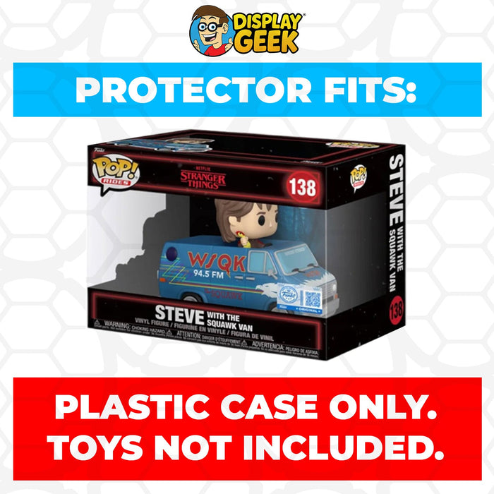 Pop Protector for Funko Pop Rides Steve with The Squawk Van #138 - for just $13.99! 