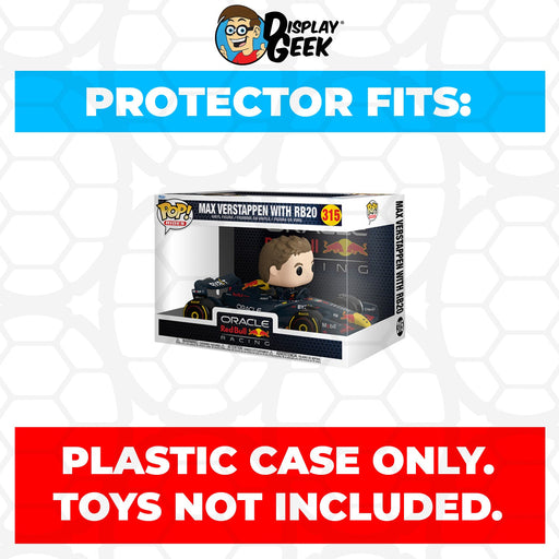 Pop Protector for Formula 1 Max Verstappen with RB20 #315 Funko Pop Rides - for just $13.99! 
