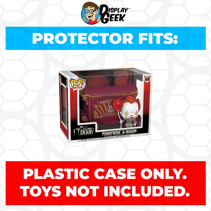Pop Protector for Funko Pop Town Pennywise & Wagon #49 - for just $13.99! 
