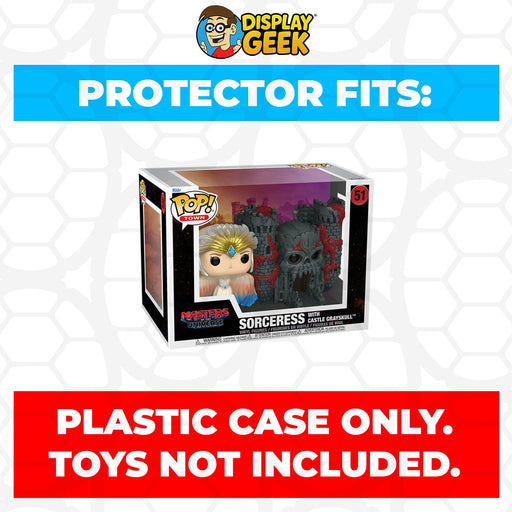 Pop Protector for Funko Pop Town Sorceress with Castle Grayskull #51 Box - for just $14.99! 