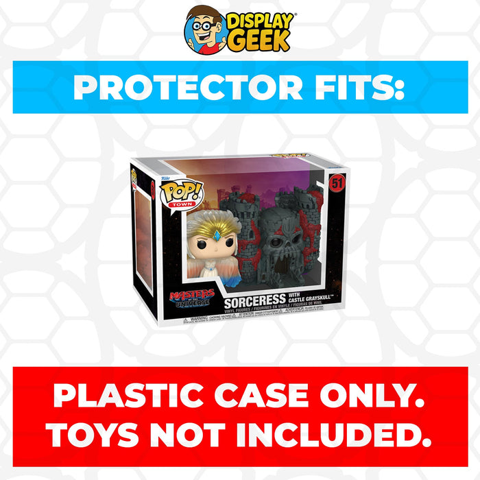 Pop Protector for Funko Pop Town Sorceress with Castle Grayskull #51 Box - for just $14.99! 