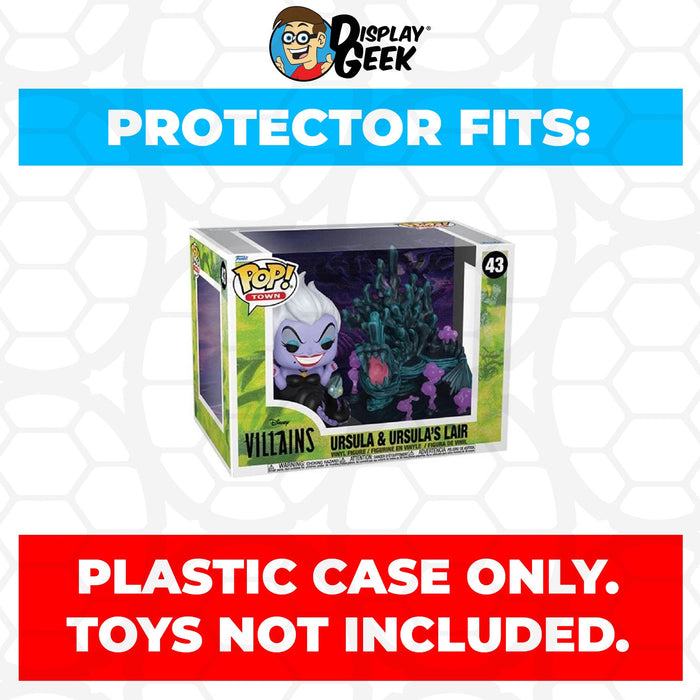 Pop Protector for Ursula & Ursula's Lair #43 Funko Pop Town - for just $14.99! 