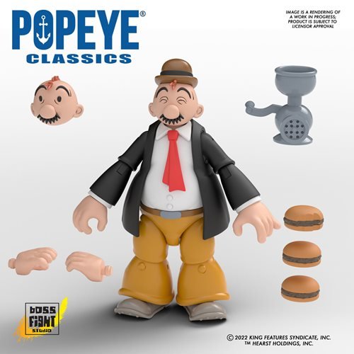 Popeye Classics Wave 2 J. Wellington Wimpy 1:12 Scale Action Figure - Just $39.30! Shop now at Retro Gaming of Denver