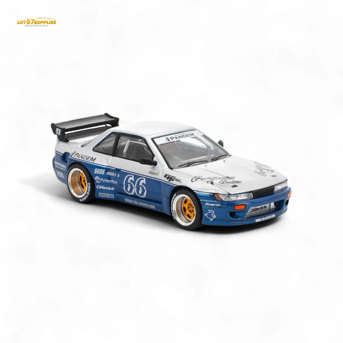 PopRace Pandem Silvia S13 Moontech Blue 1:64 - for just $24.99! 