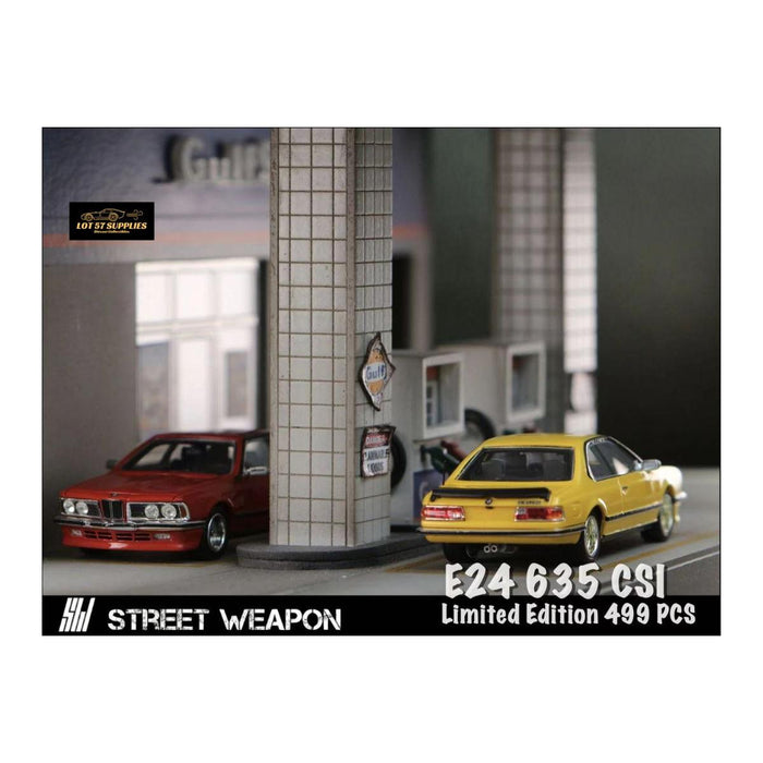 Street Weapon BMW E24 635 CSI in Red/Yellow/Blue 1:64 Limited to 499 Pcs Each - Premium BMW - Just $34.99! Shop now at Retro Gaming of Denver