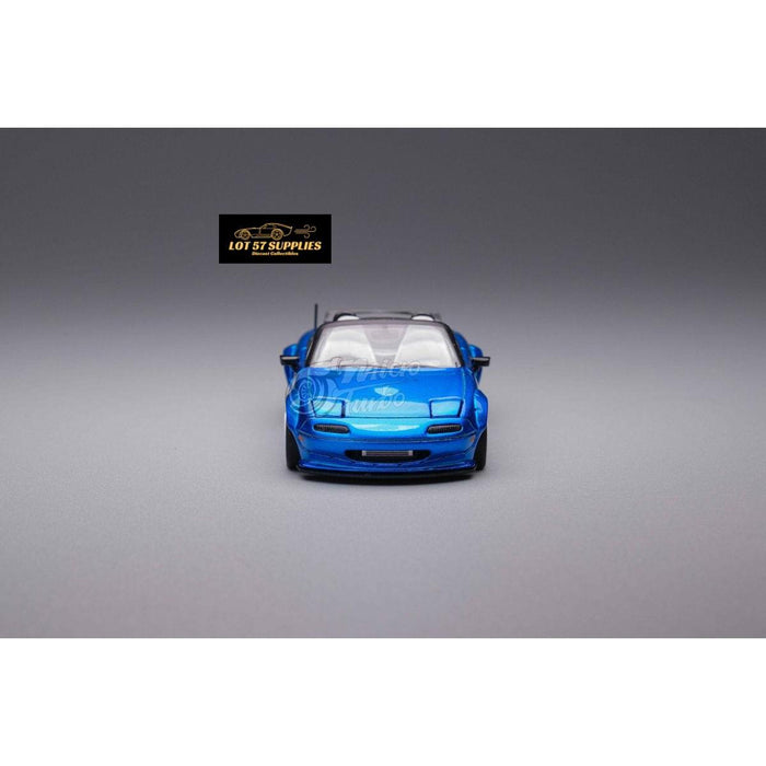 MicroTurbo Eunos Roadster RHD Rocket Bunny Widebody Customized Metallic Blue 1:64 - Just $44.99! Shop now at Retro Gaming of Denver