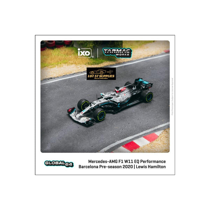 Tarmac Works Mercedes-AMG F1 W11 EQ Performance Barcelona Pre-Season Testing 2020 Lewis Hamilton 1:64 - Just $24.99! Shop now at Retro Gaming of Denver