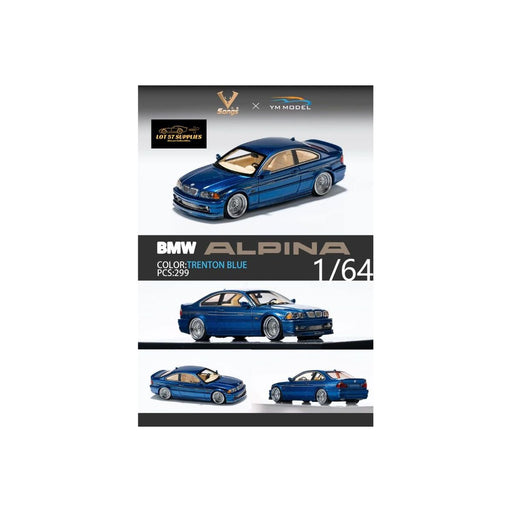 YM Model x SONGS BMW E46 Alpina B3 in Trenton Blue Limited to 299 Pcs 1:64 - Premium BMW - Just $64.99! Shop now at Retro Gaming of Denver