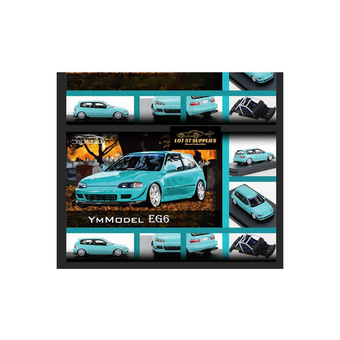 YM Model Honda Civic EG6 Spoon Sports Gift Tiffany Blue 1:64 - Just $74.99! Shop now at Retro Gaming of Denver