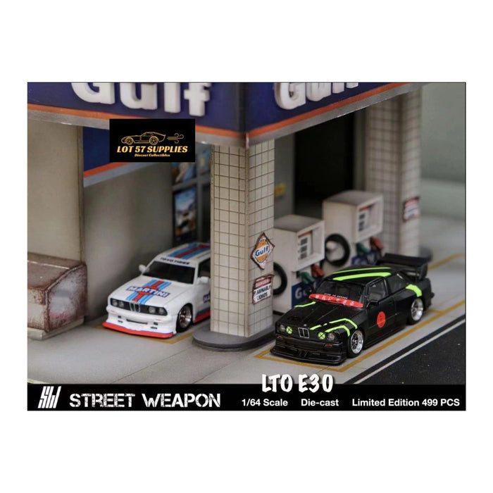 Street Weapon BMW M3 E30 LTO in Matte Black / Martini Livery 1:64 Limited to 499 Pcs Each - Premium BMW - Just $34.99! Shop now at Retro Gaming of Denver