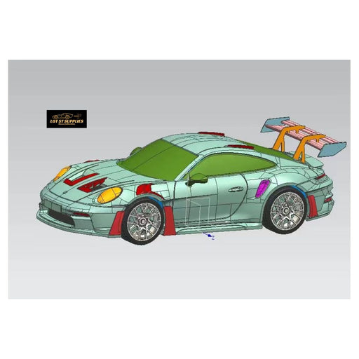 LF Model Porsche 911 992 GT3 RS in Gulf Livery Limited to 499 Pcs 1:64 - Premium Porsche - Just $34.99! Shop now at Retro Gaming of Denver