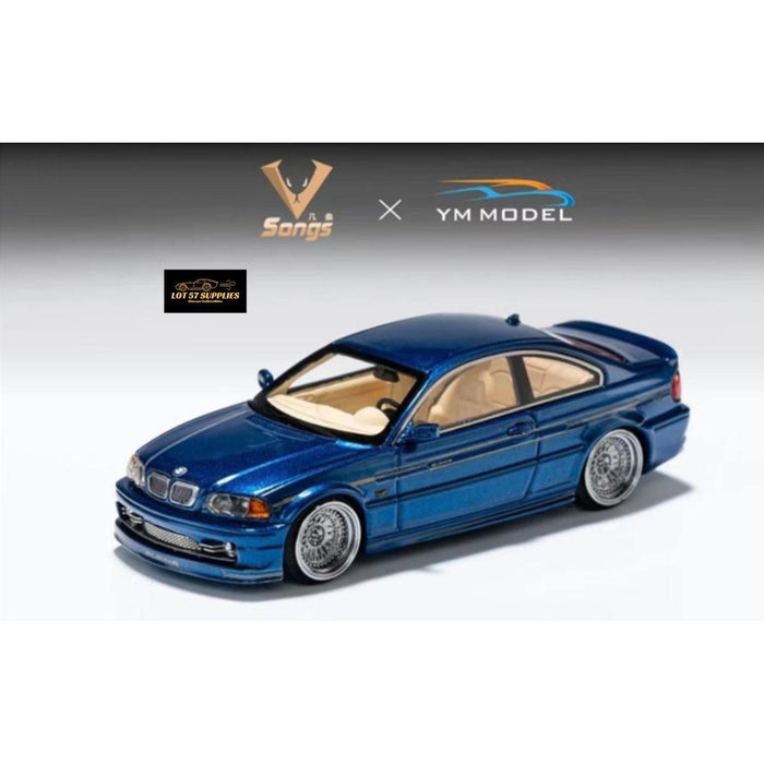 YM Model x SONGS BMW E46 Alpina B3 in Trenton Blue Limited to 299 Pcs 1:64 - Just $64.99! Shop now at Retro Gaming of Denver