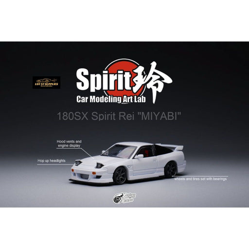 MicroTurbo Nissan 180SX Custom Spirit Rei "MIYABI" in white 1:64 Limited to 1499 Pcs - Premium Nissan - Just $49.99! Shop now at Retro Gaming of Denver
