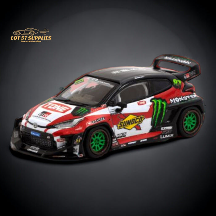 Tarmac Works Hobby64 Toyota Yaris GR Monster Drift 1:64 T64-080-MON - Just $29.99! Shop now at Retro Gaming of Denver