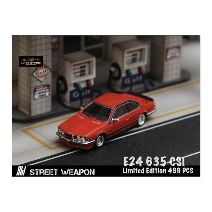 Street Weapon BMW E24 635 CSI in Red/Yellow/Blue 1:64 Limited to 499 Pcs Each - Just $34.99! Shop now at Retro Gaming of Denver