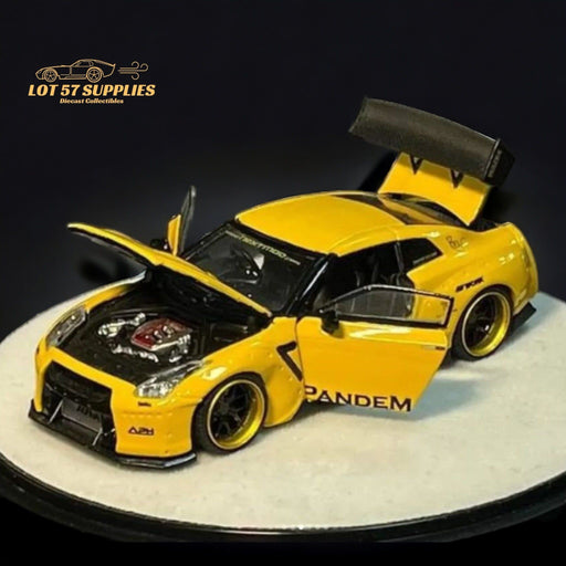 PGM Nissan Skyline R35 Pandem Fully Opened With Engine Included Luxury Base 1:64 - Just $97.99! Shop now at Retro Gaming of Denver