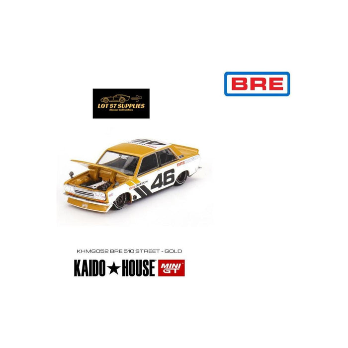 Mini GT x Kaido House Datsun 510 Pro Street BRE510 in Gold 1:64 KHMG052 - Premium Datsun - Just $25.99! Shop now at Retro Gaming of Denver