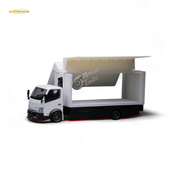 MicroTurbo HINO 300 Custom Wing Truck Limited to 1,000 Pcs & Stickers Included 1:64 - for just $49.99! 