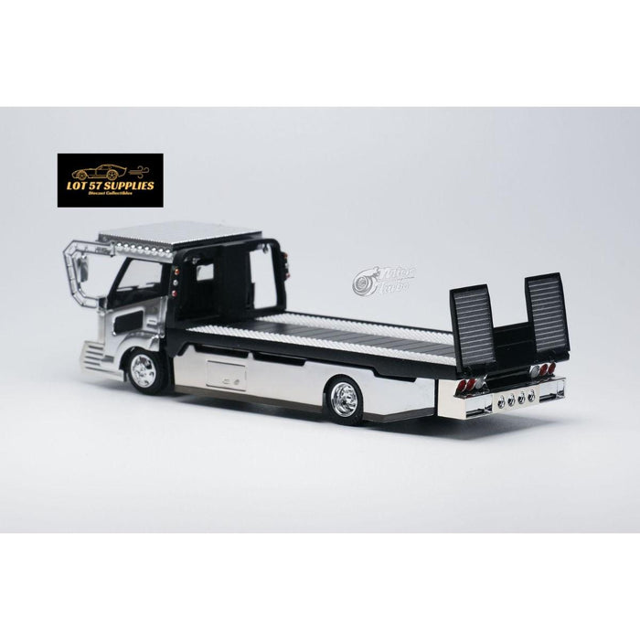 MicroTurbo Dekotora Flatbed Tow Truck With Stickers 1:64 - Just $54.99! Shop now at Retro Gaming of Denver