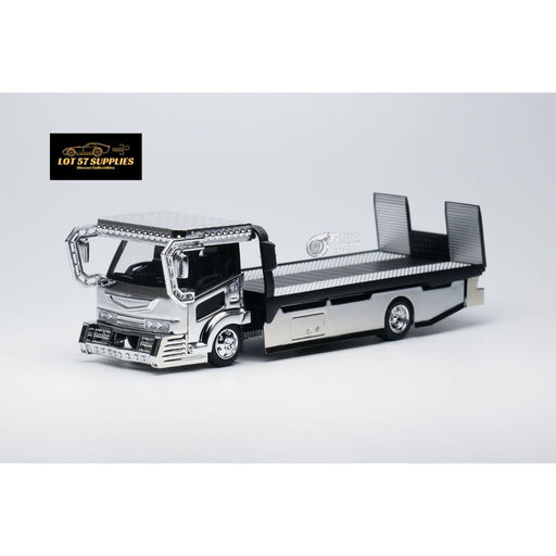 MicroTurbo Dekotora Flatbed Tow Truck With Stickers 1:64 - Premium Dekotora - Just $54.99! Shop now at Retro Gaming of Denver