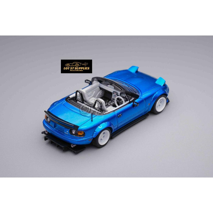 MicroTurbo Eunos Roadster RHD Rocket Bunny Widebody Customized Metallic Blue 1:64 - Just $44.99! Shop now at Retro Gaming of Denver