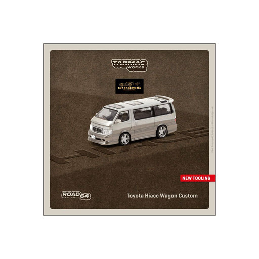 Tarmac Works Toyota Hiace Wagon Custom in Silver/Brown 1:64 - Premium Toyota - Just $27.99! Shop now at Retro Gaming of Denver