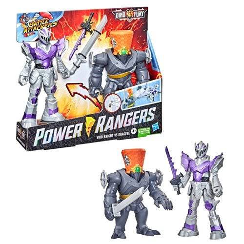 Power Rangers Dino Fury Battle Attackers 2-Pack Void Knight vs. Snageye Martial Arts Kicking Action Figures - Just $24.18! Shop now at Retro Gaming of Denver