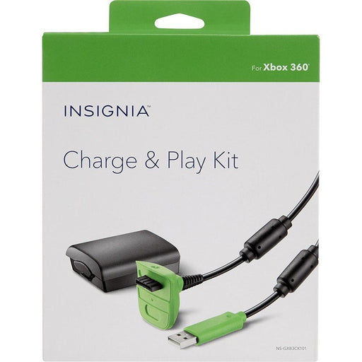 Insignia Charge & Play Kit (Xbox 360) - Premium Cables - Just $0! Shop now at Retro Gaming of Denver