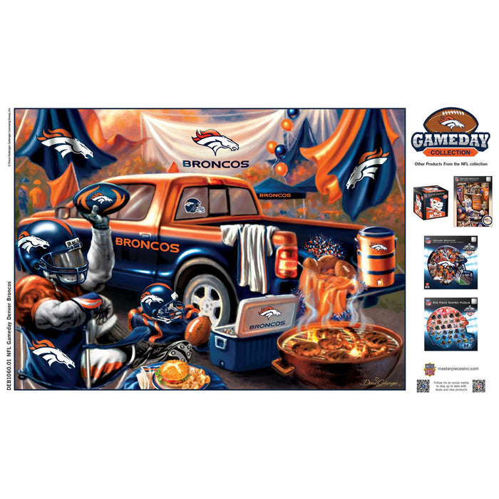 Denver Broncos - Gameday 1000 Piece Jigsaw Puzzle - Just $19.99! Shop now at Retro Gaming of Denver