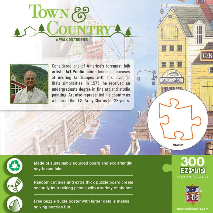 Town & Country - A Walk on the Pier 300 Piece EZ Grip Jigsaw Puzzle - for just $14.99! 