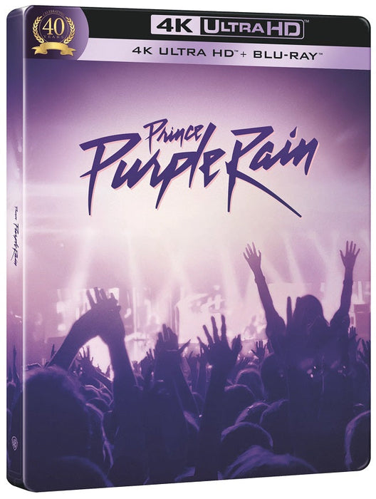 Purple Rain - 40th Anniversary Edition Steelbook (4K Ultra HD + Blu-ray) - for just $26.99! 