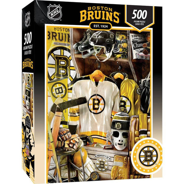 Boston Bruins - Locker Room 500 Piece Jigsaw Puzzle - for just $16.99! 
