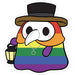 Squishable Plague Doctor Rainbow Pride Sticker - for just $4! 