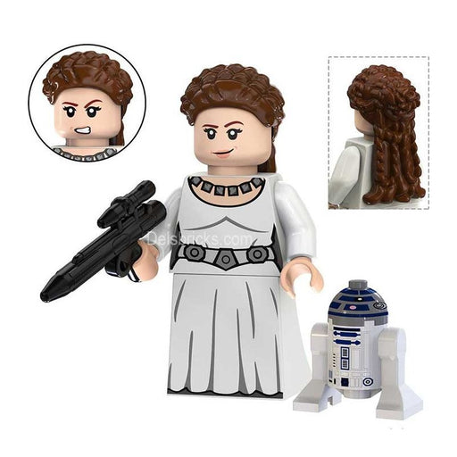 Princess Leia with R2D2 - A New Hope (Lego-Compatible Minifigures) - Just $4.50! Shop now at Retro Gaming of Denver