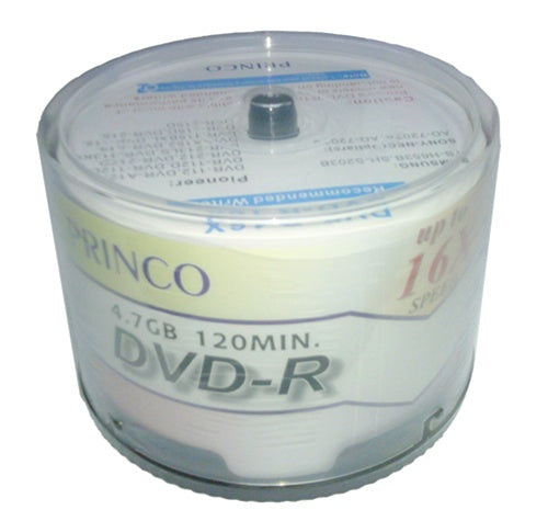 Princo 16X DVD-R 4.7GB White Top [Discontinued] - for just $16.95! 